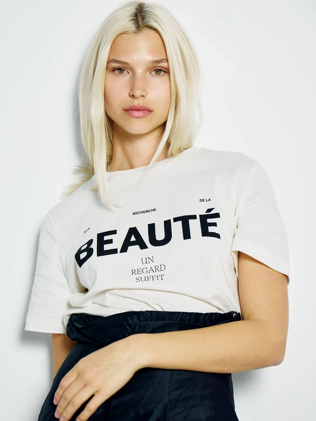 Before: Printed statement tee